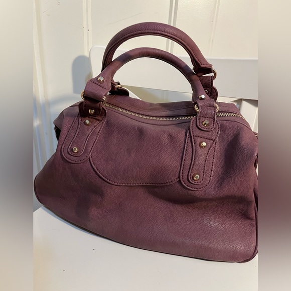 Dusty plum Urban Expressions large, functional handbag. - Picture 5 of 5